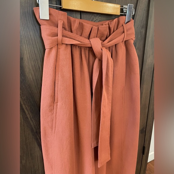 Wilfred Aritzia Terracotta Paperbag Pants - Picture 3 of 9